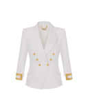 Giacca ELISABETTA FRANCHI donna GI26866E2 Avorio