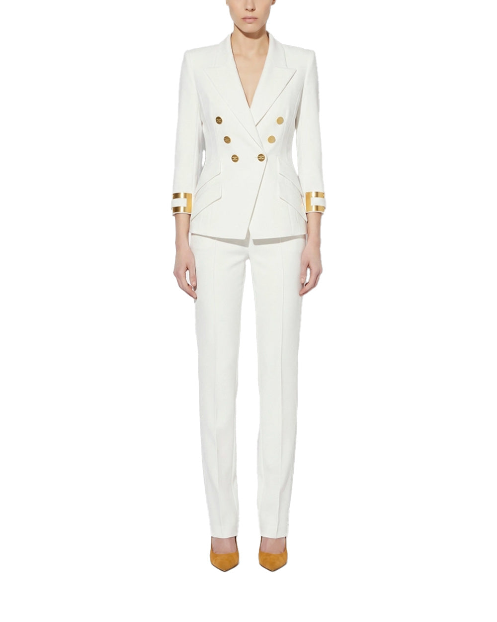 ELISABETTA FRANCHI Giacca ELISABETTA FRANCHI donna GI26866E2 Avorio GI26866E2 360 