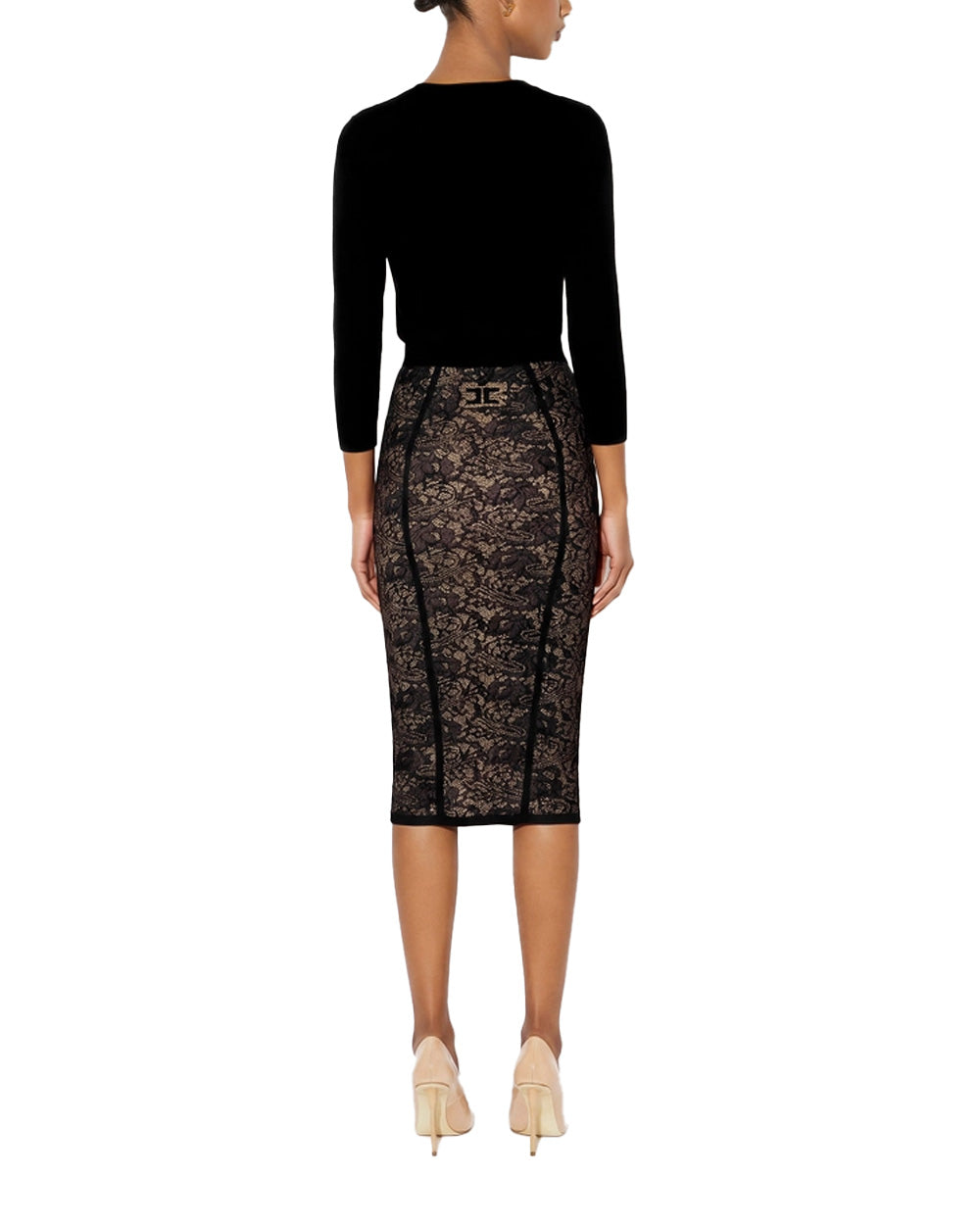 ELISABETTA FRANCHI Gonna ELISABETTA FRANCHI donna GK12Q66E2 Nera GK12Q66E2 FR9 