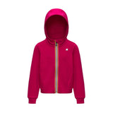 Felpa K-Way bambina K1127LW X6R Deva Light Spacer Ciliegia