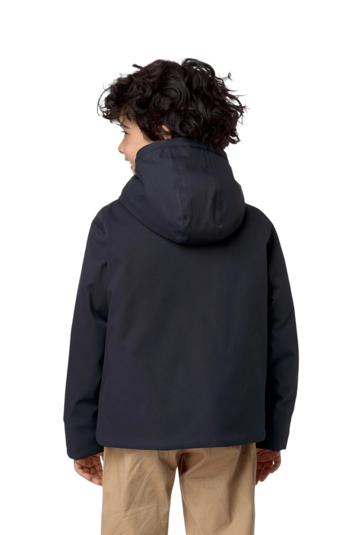 K-WAY Giubbino K-Way bambino K1128FW AL9 Jacko Twill Marmotta Blu K1128FW AL916Y 