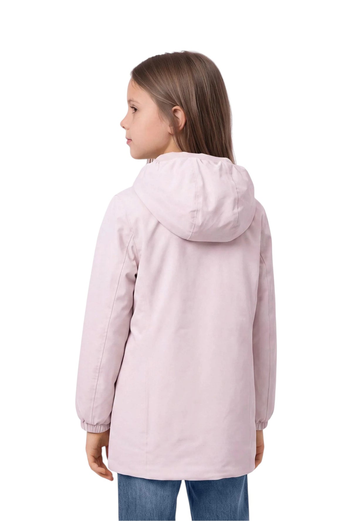 K-WAY Giubbino K-Way bambina K11517W DA4 Denise St Warm Double Rosa Grigio K11517W DA4468Y 