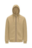 Felpa K-Way uomo K2141DW 677 Rainer Spacer Beige