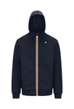Felpa K-Way uomo K2141DW K89 Rainer Spacer Blu