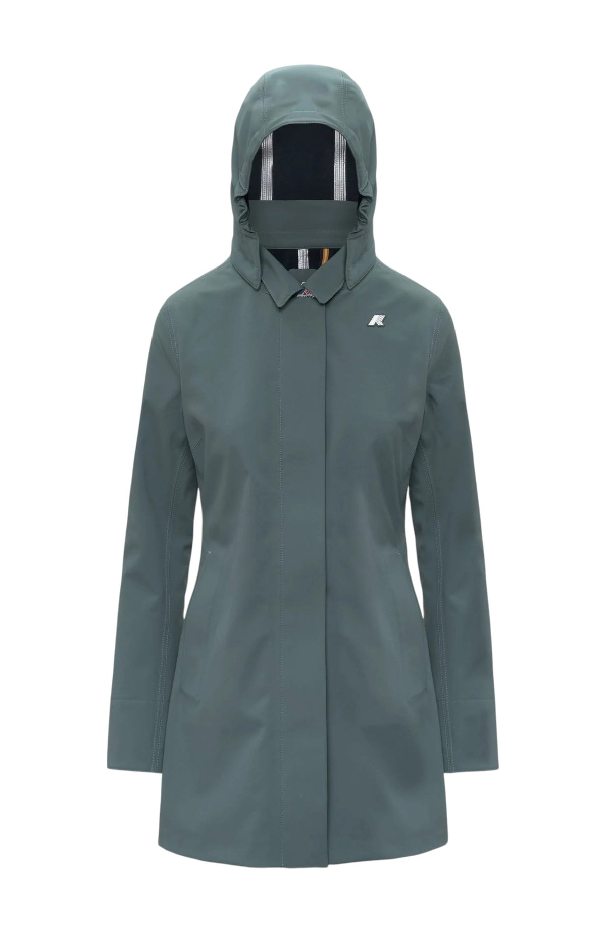 K-WAY Giubbino K-Way donna K2148BW D0M Mathy Bonded Verde Salvia Blu K2148BW D0M 
