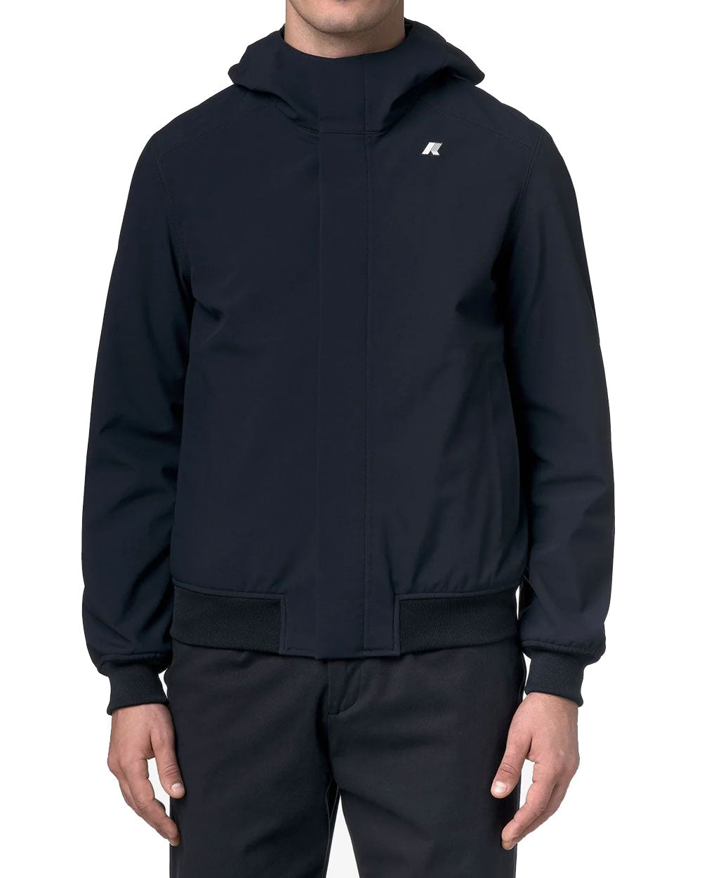 K-WAY Giubbino K-Way uomo K3135KW Joachim Bonded Blue Depth<BR/><BR/> K3135KW A2B 
