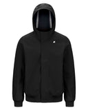 Giubbino K-Way uomo K3135KW Joachim Bonded Black pure Blue Depth