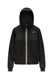 Felpa K-Way donna K31453W USY Deva Light Spacer Nero