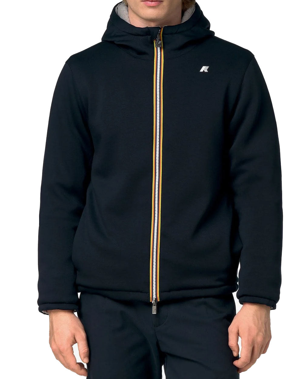 K-WAY Giubbino K-Way uomo K4132IW Jack Light Spacer Fur Double blu grigio<BR/><BR/> K4132IW D0K 