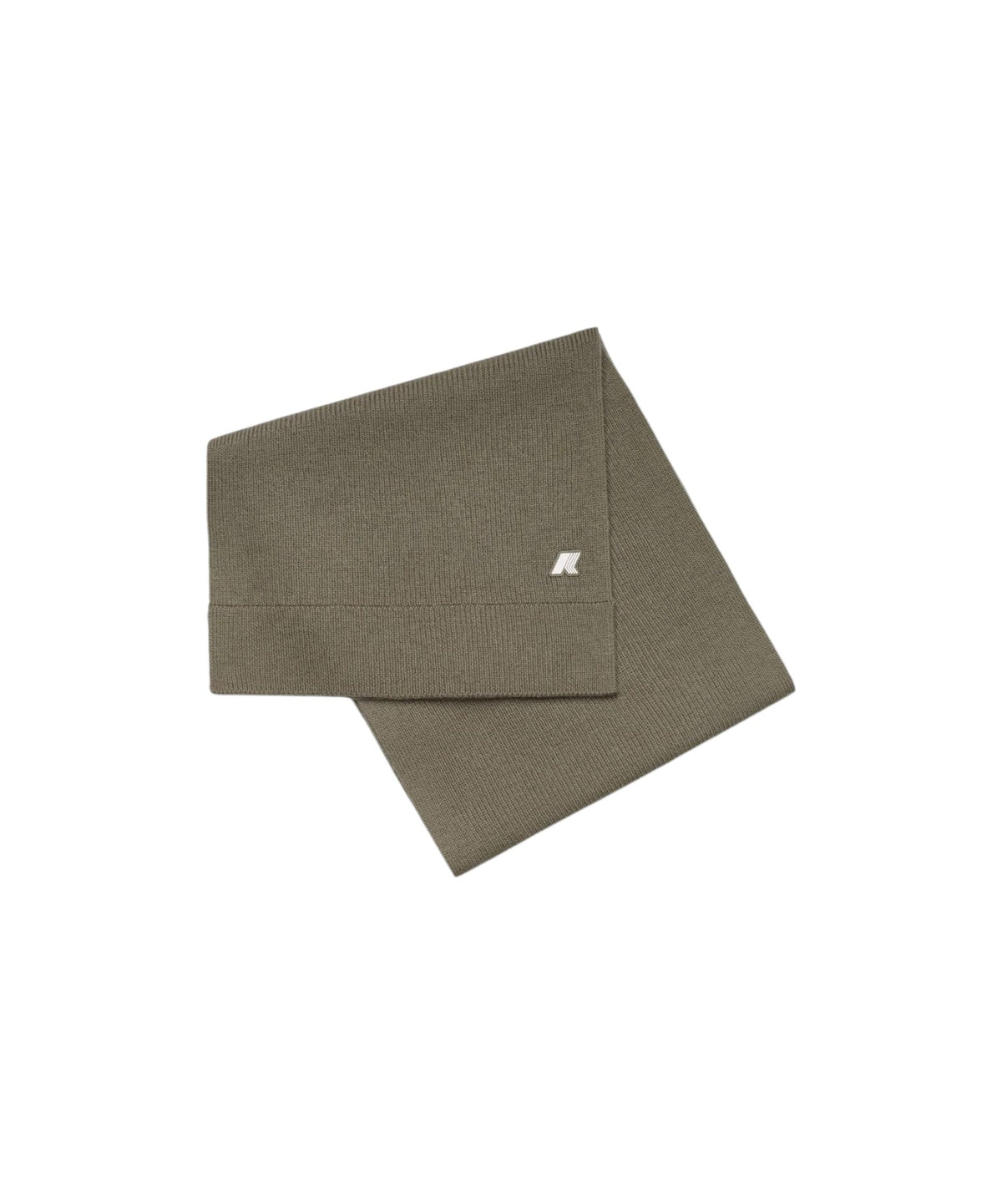 K-WAY Sciarpa K-Way donna K4136FW XBE Etienne Cardigan Stitch Wool Verde militare K4136FW XBE 