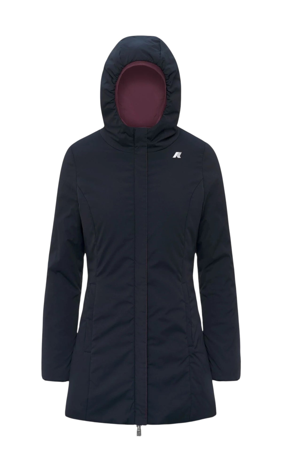 K-WAY Parka K-Way donna K6128UW D0R Denise St Warm Double Vinaccia Blu K6128UW D0R 