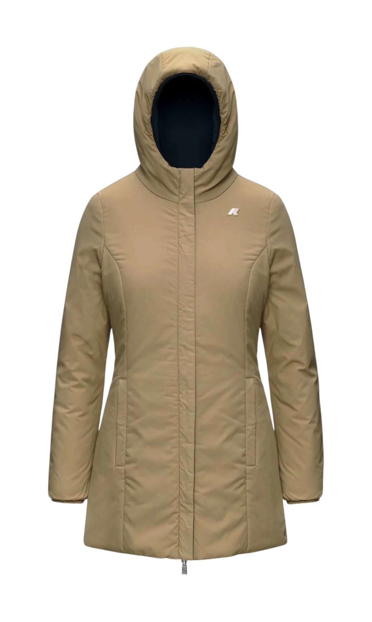 K-WAY Parka K-Way donna K6128UW D0V Denise St Warm Double Blu Beige K6128UW D0V 