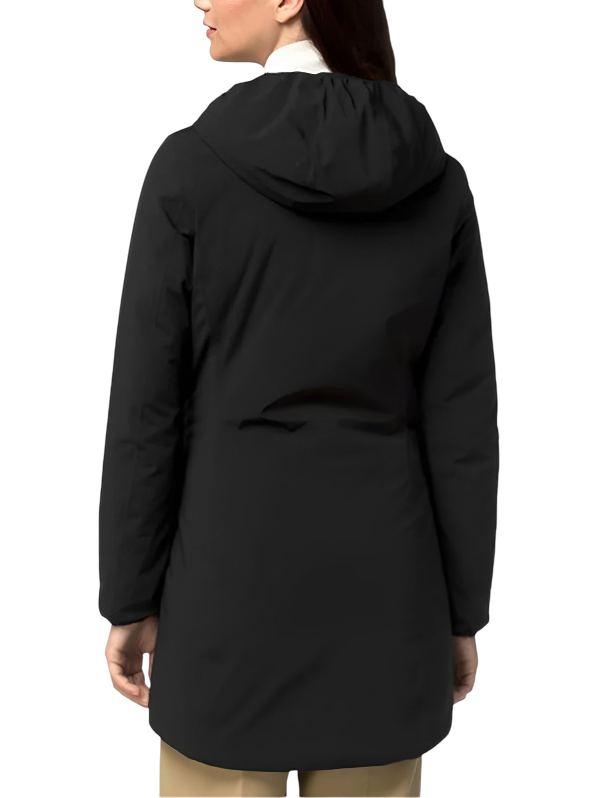 K-WAY Parka K-Way donna K6128UW DBN Denise St Warm Double Nero Beige K6128UW DBN 