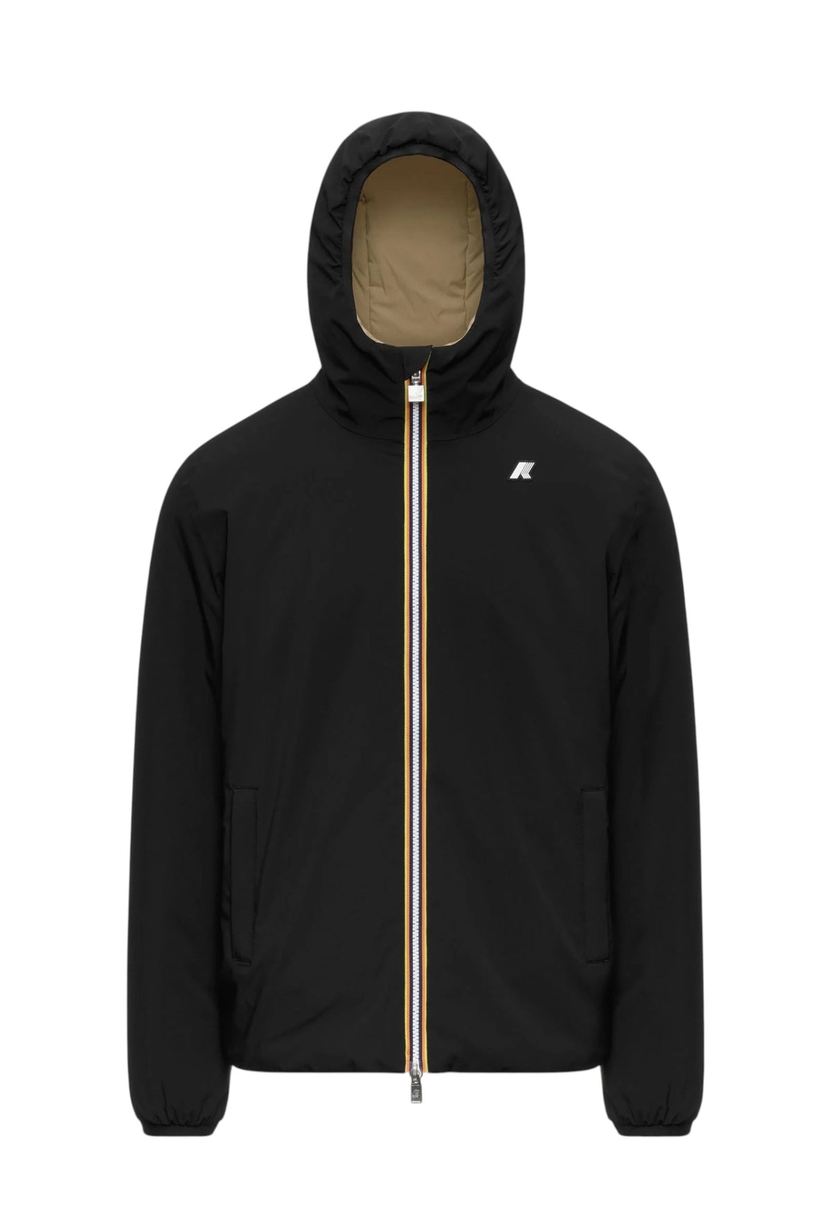K-WAY Giubbino K-Way uomo K6128VW DBN Jack St Warm Double Nero Verde K6128VW DBN 