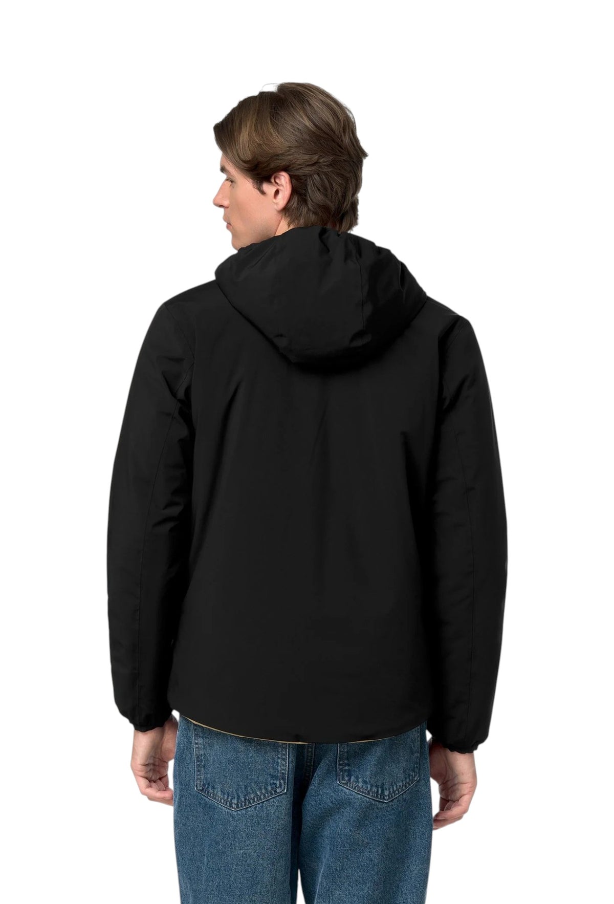 K-WAY Giubbino K-Way uomo K6128VW DBN Jack St Warm Double Nero Verde K6128VW DBN 