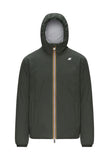 Giubbino K-Way uomo K6128VW DD5 Jack St Warm Double Verde Grigio