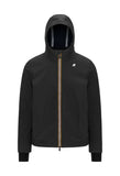 Giubbino K-Way uomo K6131BW A3C Jacko Bonded Nero Blu