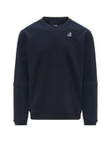 Felpa K-Way uomo K6132MW K89 Neal Brushed Blu