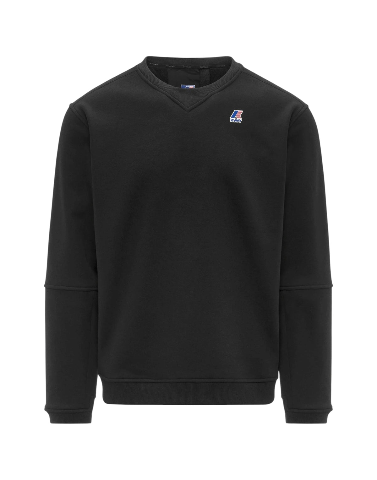 K-WAY Felpa K-Way uomo K6132MW USY Nael Brushed Pc Nero K6132MW USY 