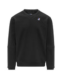 Felpa K-Way uomo K6132MW USY Nael Brushed Pc Nero