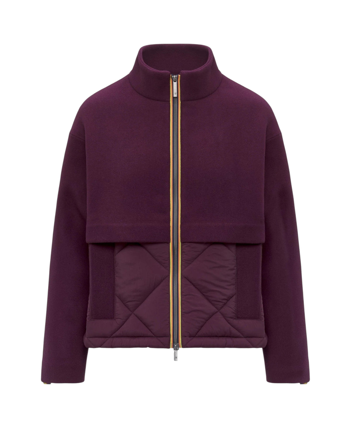K-WAY Giubbino K-Way donna K6136GW DBB Mandie Wool Nylon Warm Bordeaux K6136GW DBB 