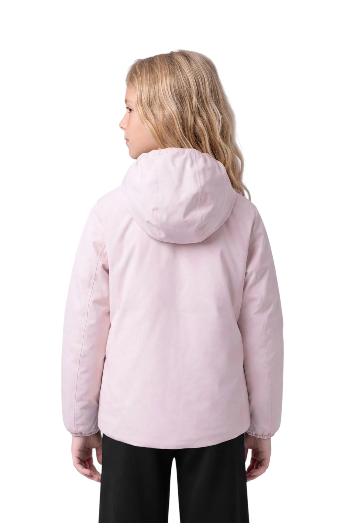 K-WAY Giubbino K-Way bambina K71339W DA4 16 Lily St Warm Doubl Rosa Ghiaccio K71339W DA416 