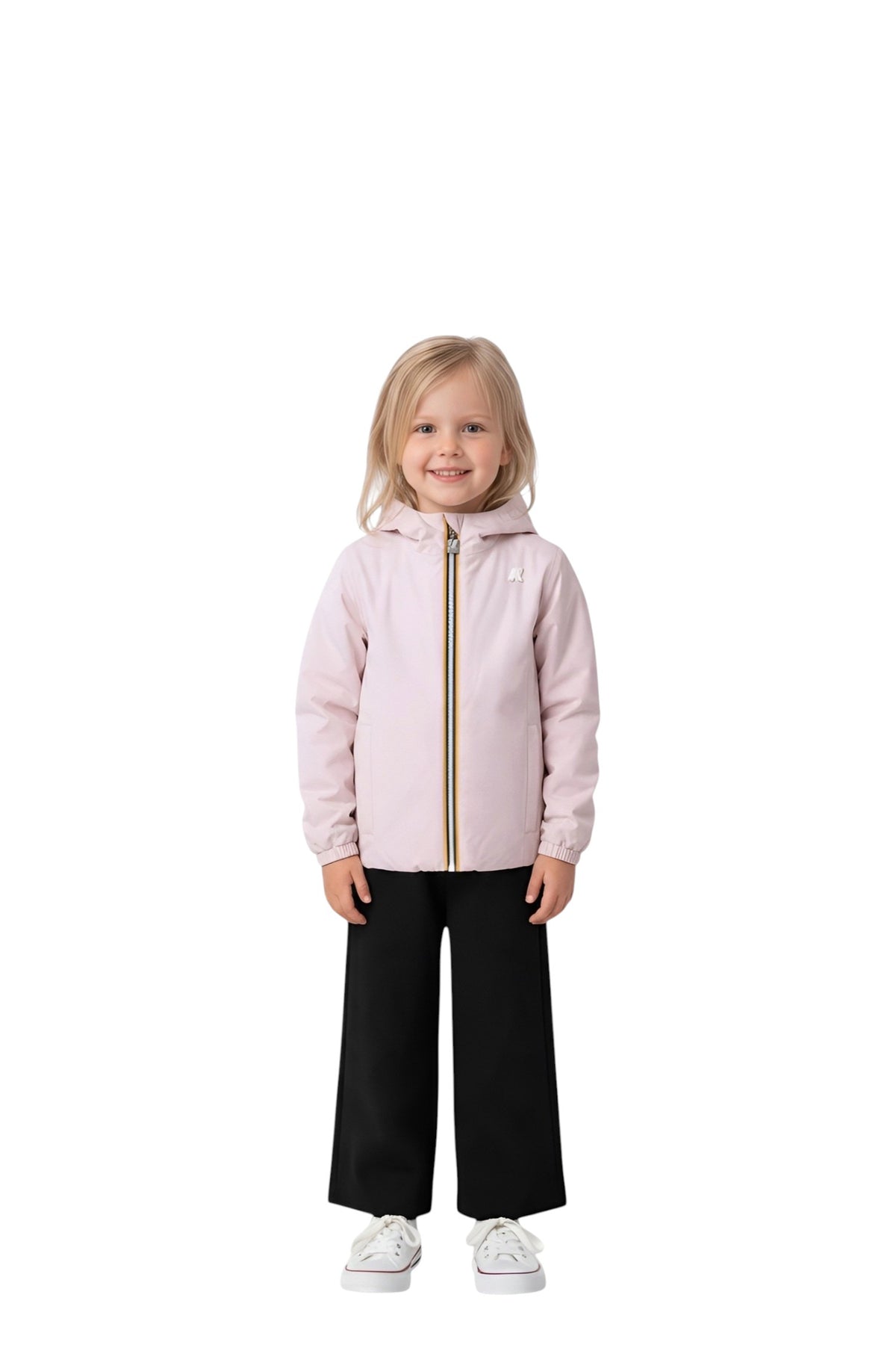 K-WAY Giubbino K-Way bambina K71339W DA4 4A 6A Lily St Warm Double Rosa Ghiaccio K71339W DA446A 