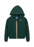 Felpa K-Way bambino K7141VW 228 Pros Brushed Verde Jungle