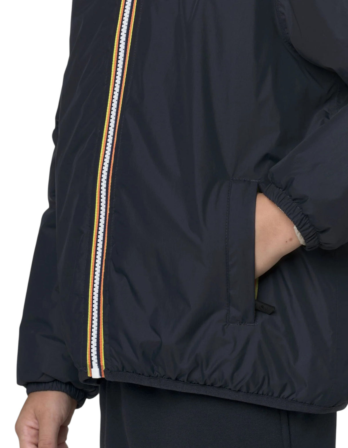 K-WAY Giubbino K-Way bambino K7142TW K89 Le Vrai 4.0 Claude Orsetto Blu K7142TW K89 
