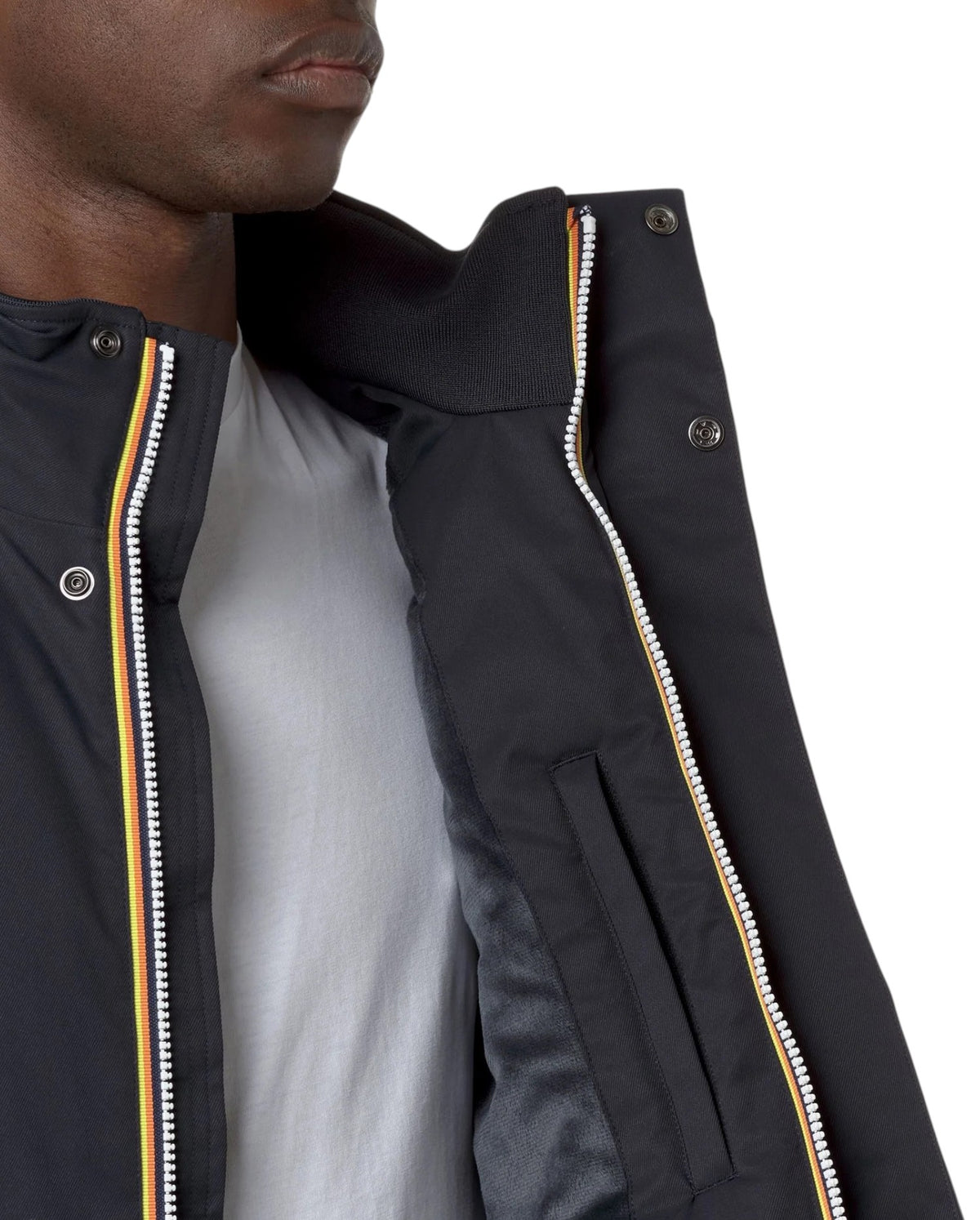 K-WAY Giubbino K-Way uomo K8133EW AL9 Amaury Twill Marmotta Blu K8133EW AL9 