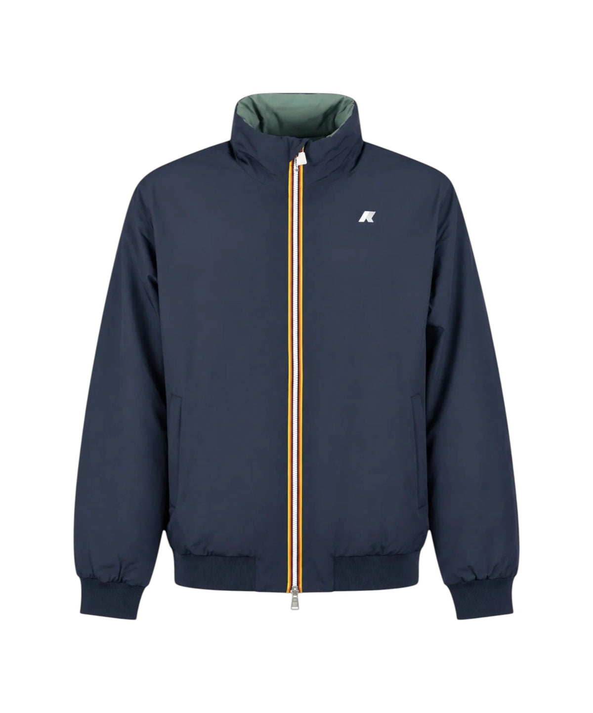 K-WAY Giubbino K-Way uomo K8136SW D08 Arsene St Warm Double Blu Verde salvia K8136SW D08 