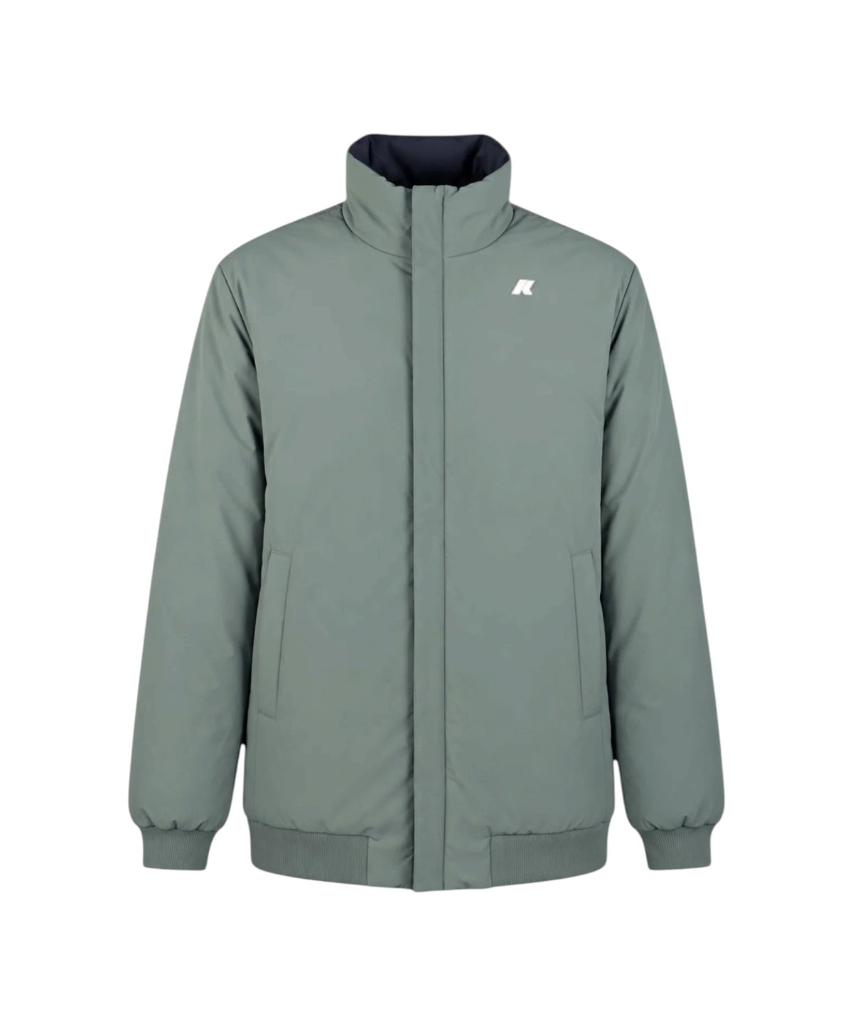 K-WAY Giubbino K-Way uomo K8136SW D08 Arsene St Warm Double Blu Verde salvia K8136SW D08 