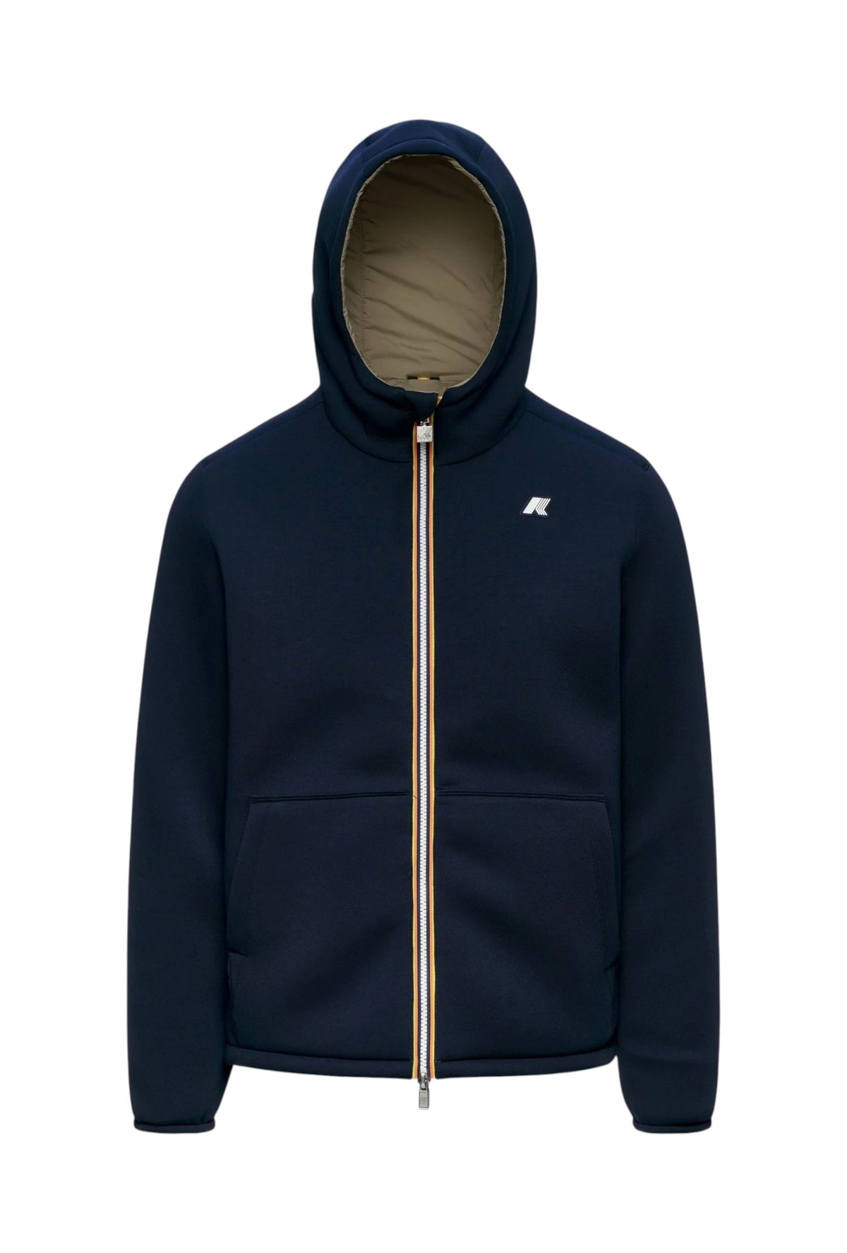K-WAY Giubbino K-Way uomo K8142YW D0C Jack Spacer Nylon Double Blu Verde K8142YW D0C 