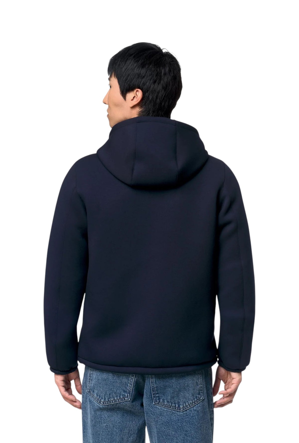 K-WAY Giubbino K-Way uomo K8142YW D0C Jack Spacer Nylon Double Blu Verde K8142YW D0C 