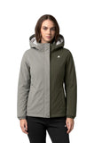 Giubbino K-Way donna K81449W DDP Lil Twill Soft Beaver Verde Grigio