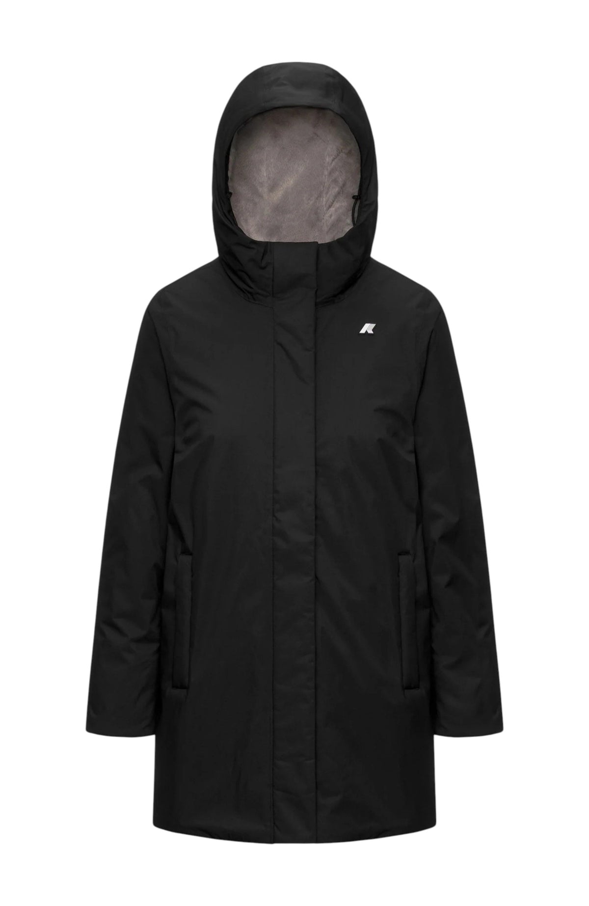 K-WAY Giubbino K-Way donna K8144CW DCB Sophie Twill Soft Beaver Nero Grigio K8144CW DCB 
