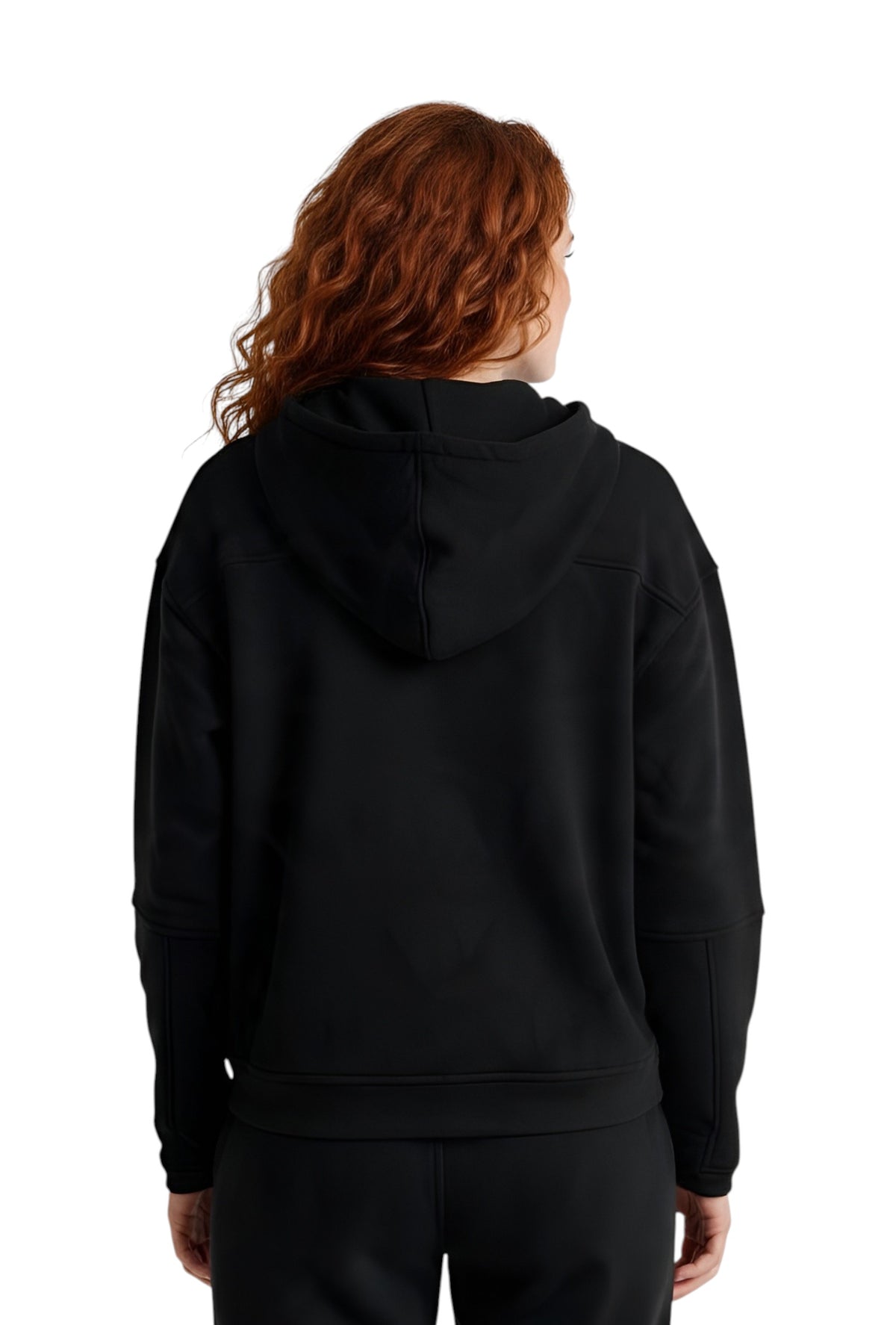 K-WAY Felpa K-Way donna K8148KW USY Lara Brushed Pc Nero K8148KW USY 