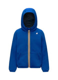 Giubbino K-Way bambino K8161BW DAD Jack Spacer Nylon Double Royal Blu