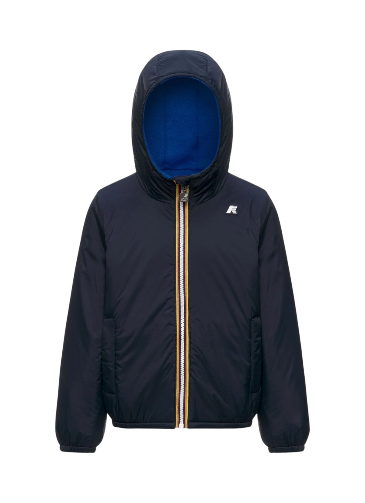 K-WAY Giubbino K-Way bambino K8161BW DAD Jack Spacer Nylon Double Royal Blu K8161BW DAD 