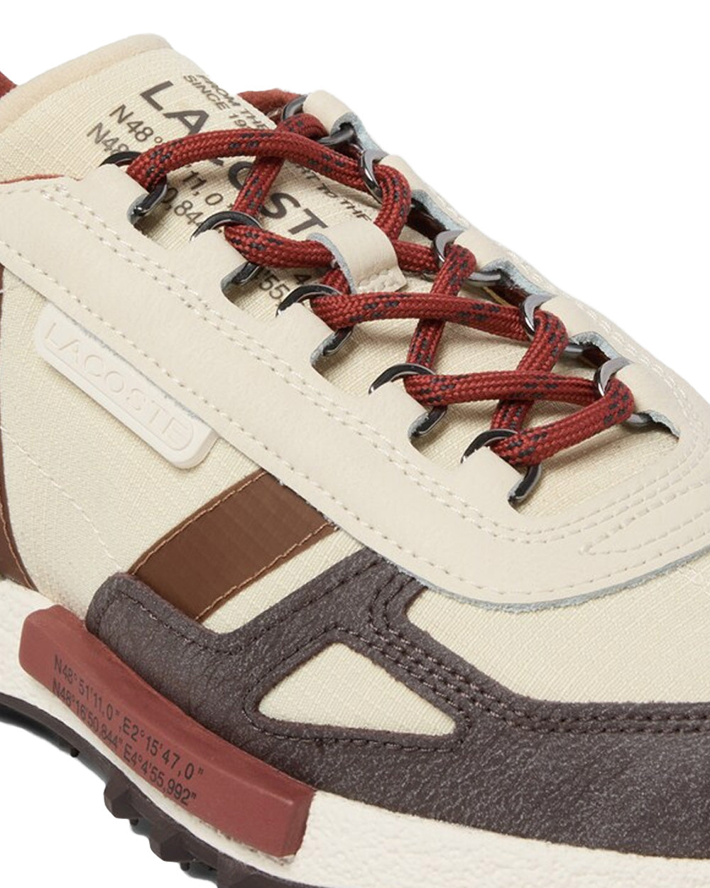 LACOSTE Sneakers LACOSTE uomo 52SMA0087 Elite Active Beige 52SMA0087 4D7 