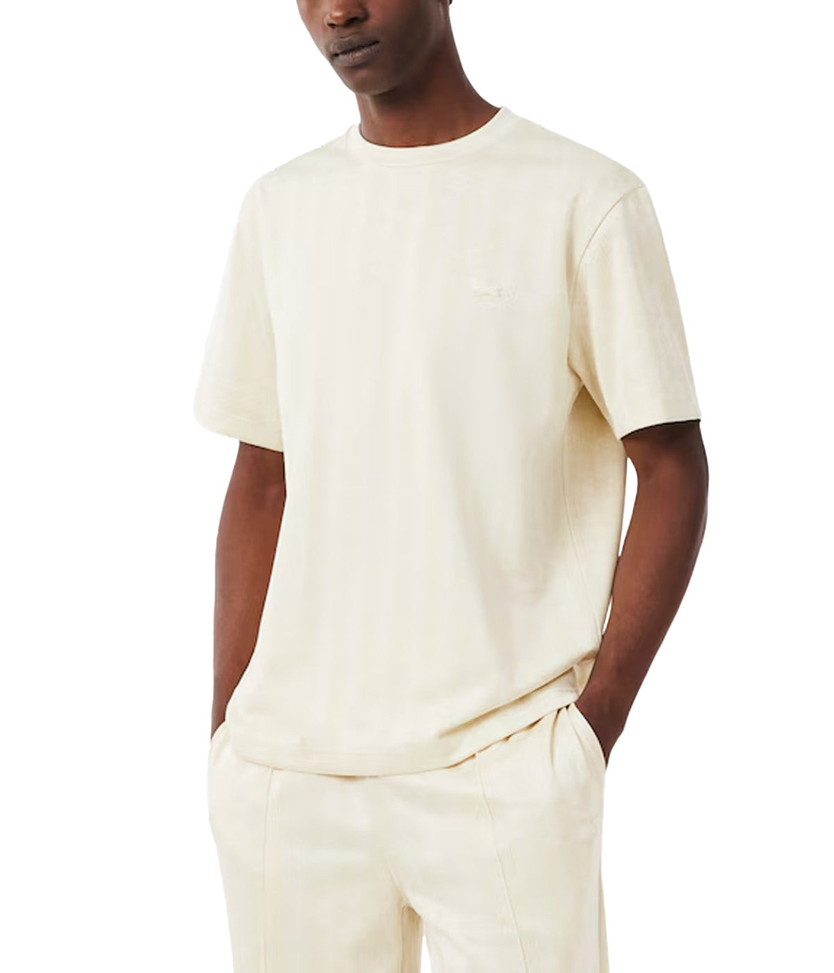 LACOSTE T-shirt LACOSTE uomo TH1985 Beige TH1985 8LX 