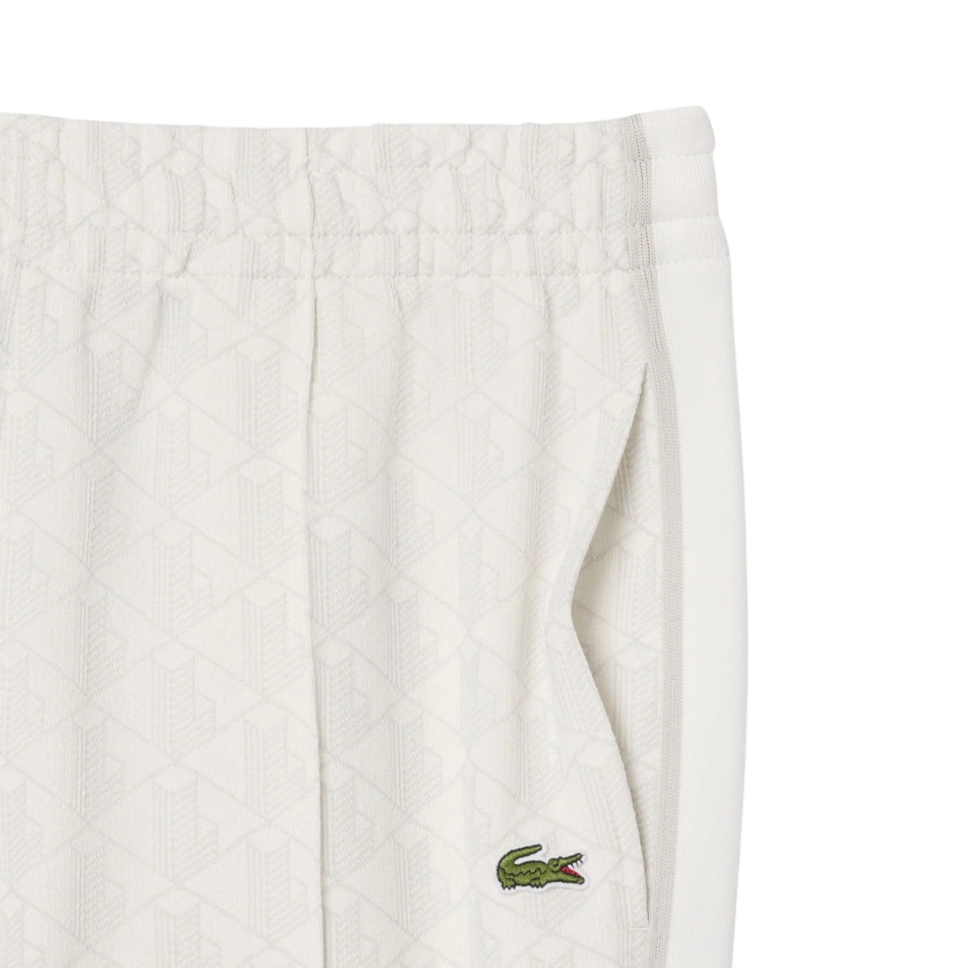 LACOSTE Pantaloni LACOSTE uomo Paris Monogram XH1440 4IW Bianco Grigio XH1440 4IW 