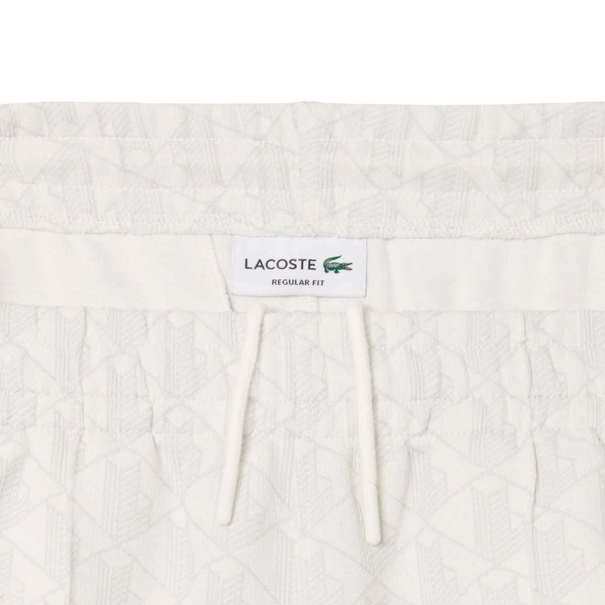 LACOSTE Pantaloni LACOSTE uomo Paris Monogram XH1440 4IW Bianco Grigio XH1440 4IW 