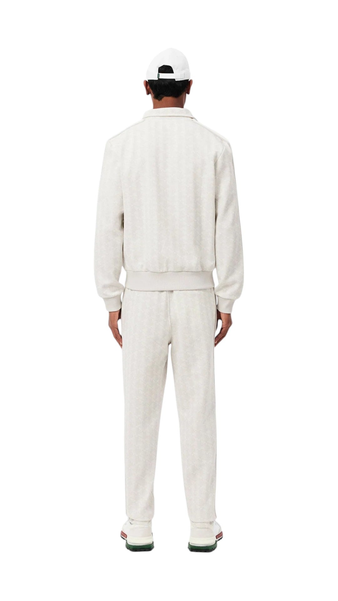 LACOSTE Pantaloni LACOSTE uomo Paris Monogram XH1440 4IW Bianco Grigio XH1440 4IW 