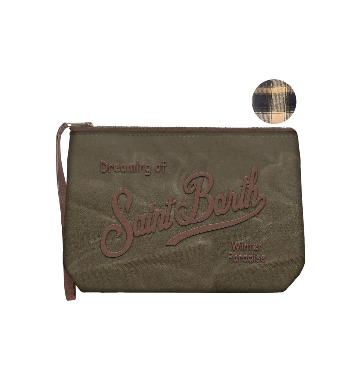 MC2 SAINT BARTH Pochette MC2 Saint Barth unisex ALMI001 00131M 5218 Aline Mini Wax Verde ALMI00100131M 5218 