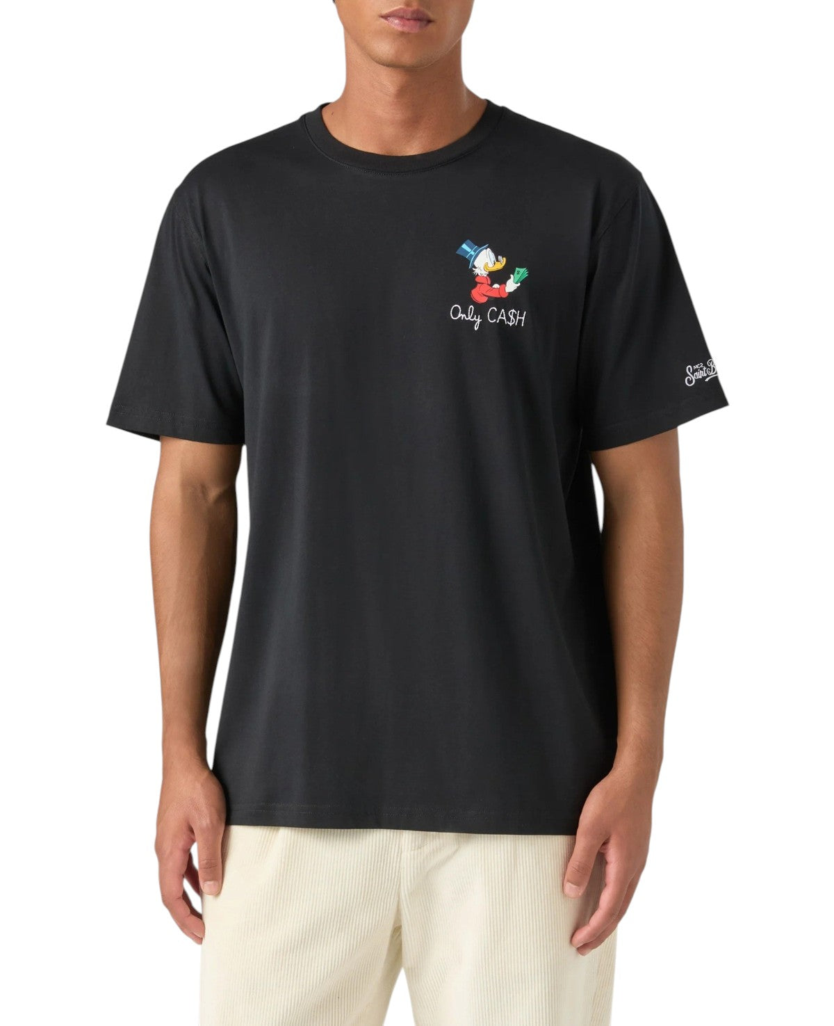 MC2 SAINT BARTH T-shirt MC2 Saint Barth uomo ARN0001 03334M 00 Arnott Only Cash Zio Paperone Special Edition Nero ARN000103334M 00 