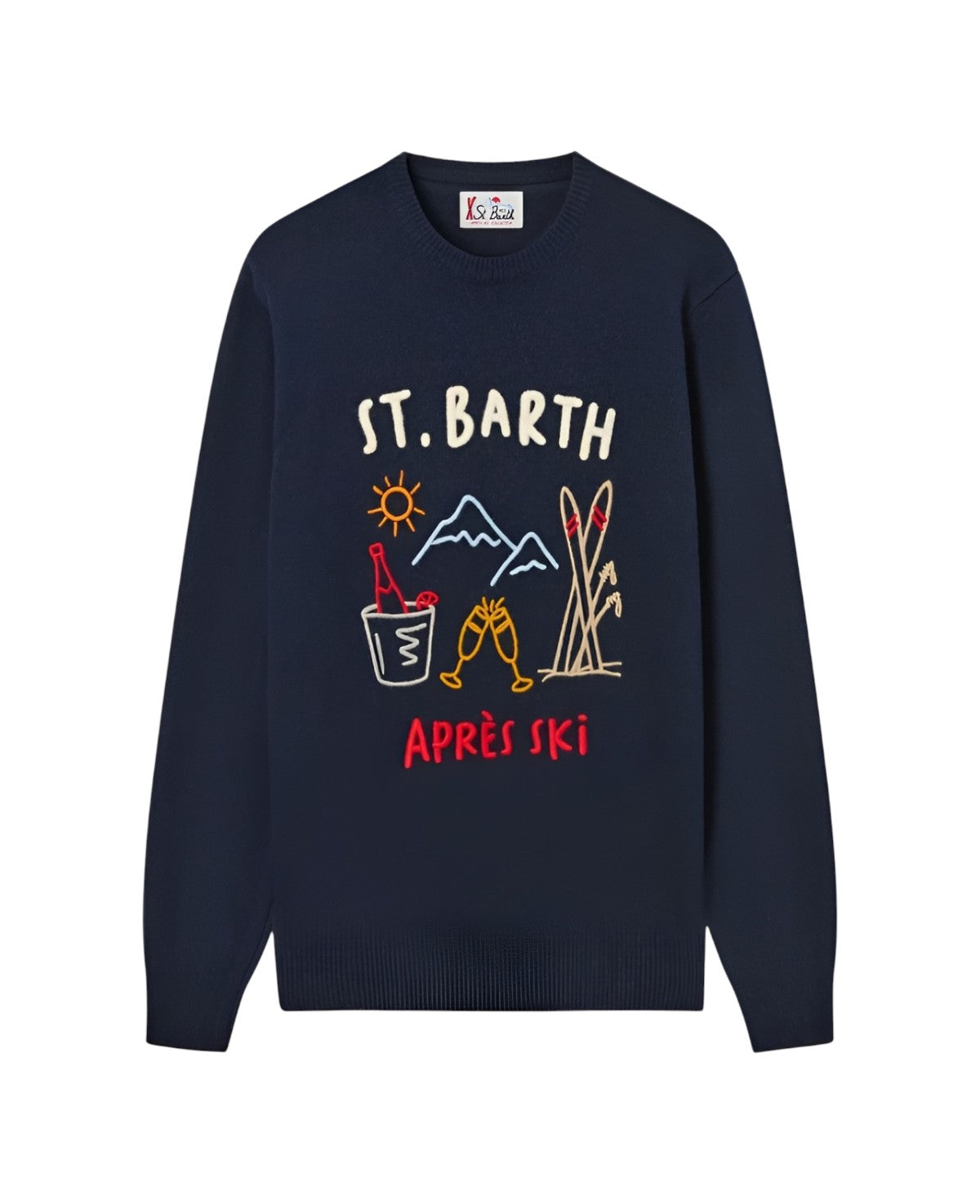 MC2 SAINT BARTH Maglia MC2 Saint Barth uomo HER0001 00226M 61 Heron Après Ski Blu Navy HER000100226M 61 