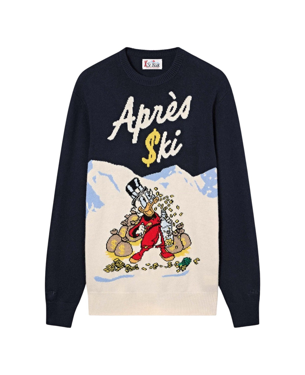 MC2 SAINT BARTH Maglia MC2 Saint Barth uomo HER0011 00350M 61 Heron Scrooge Après Money Blu Navy HER001100350M 61 