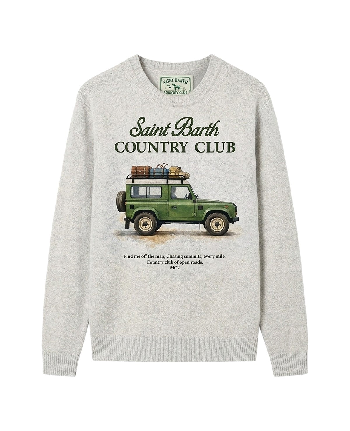MC2 SAINT BARTH Maglia MC2 Saint Barth uomo HER0022 00635M 10 Heron Country Roads Grigio HER002200635M 10 