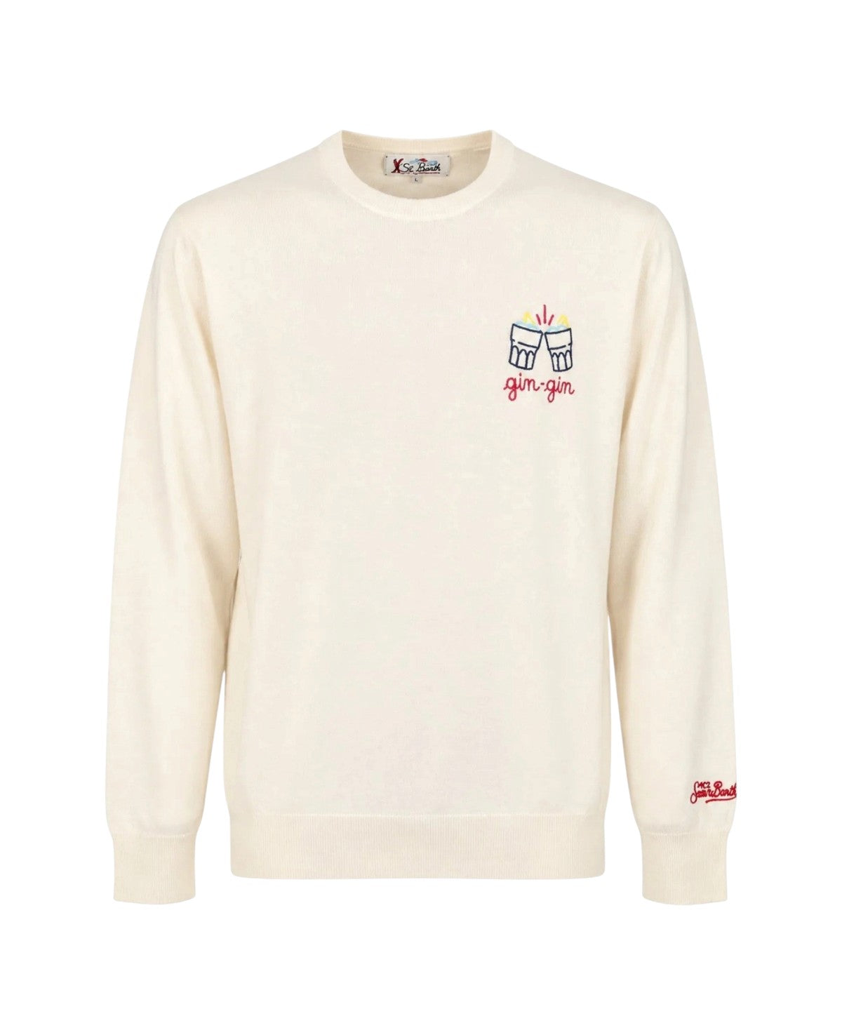 MC2 SAINT BARTH Maglia MC2 Saint Barth uomo HER0024 03466M 10 Heron Light Embry Gin Gin Panna HER002403466M 10 